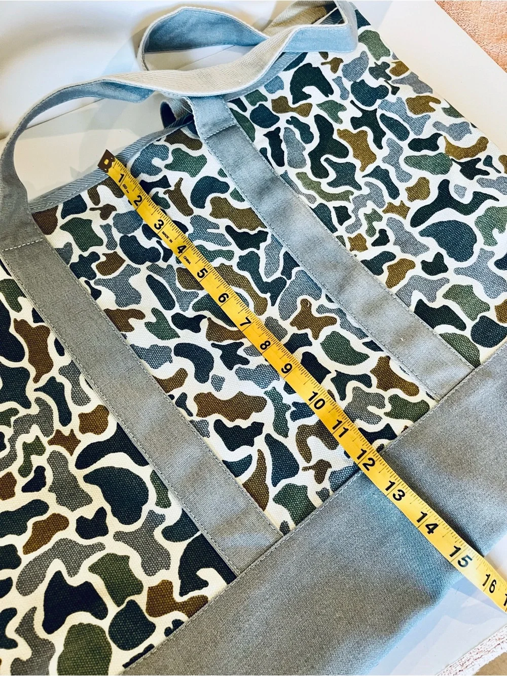 NWT LOCAL BOY OUTFITTERS Canvas Tote Bag in Camo